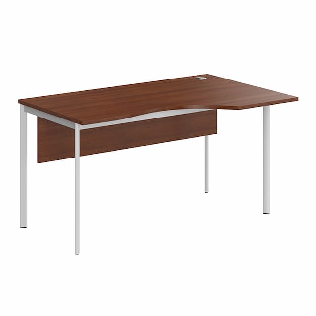 Стол эргономичный Skyland СА-2SD(R) орех французский/белый 1400х900х755. IMAGO-S