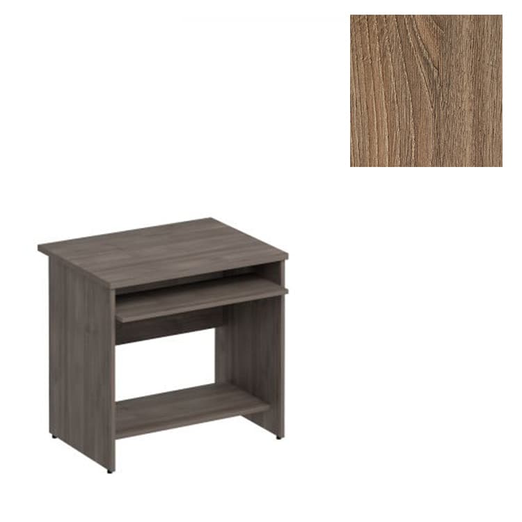 Компьютерный стол Юнитекс Комфорт К.112 ШТ (80x60x75) дуб шамони темный