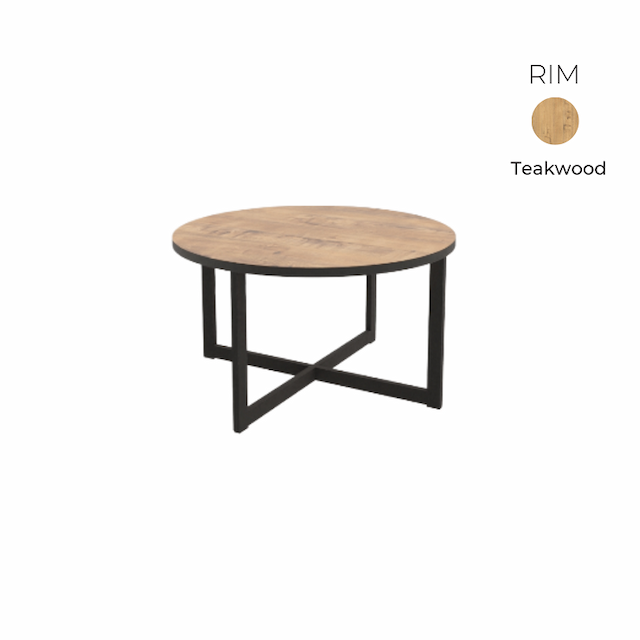 Стол журнальный круглый Алсав 21RIM.008 Teakwood