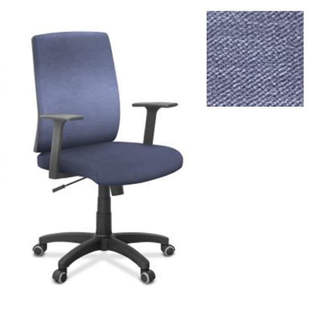 Офисное кресло для персонала Юнитекс Alfa A/MK/T23 ткань Сахара лавандовая С45