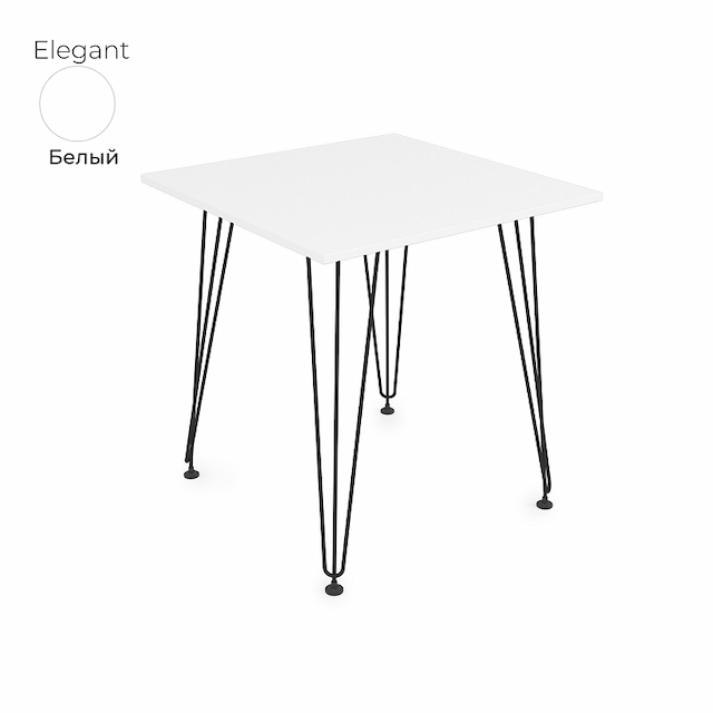 Стол обеденный квадратный Алсав 21Elegant.007 белый