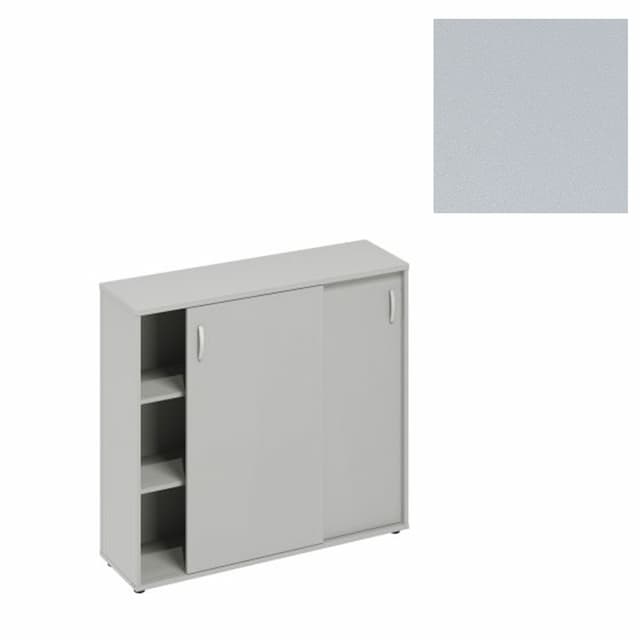 Шкаф-купе средний (для 2-х столов 60) Юнитекс А4 (124.4x36.4x112.8) А4 320 СЕ серый