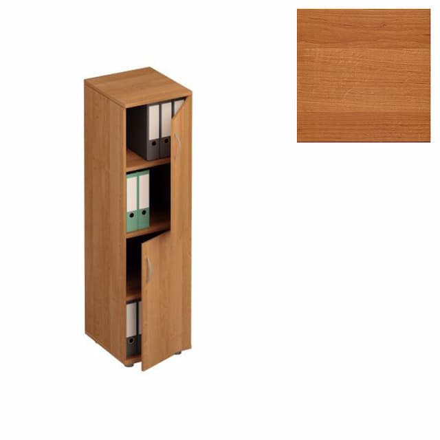 Шкаф для документов узкий полузакрытый Юнитекс Формула (41x45x148) ФР 367 ОЕ ольха европейская