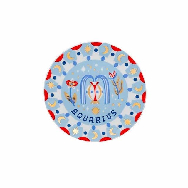 Тарелка 16,5 см Bitossi L'Astrologia AST00003 Aquarius