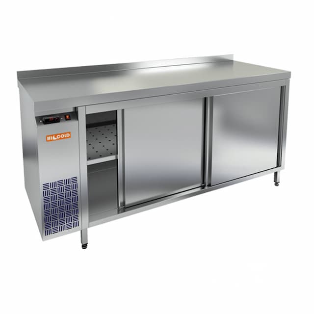 Стол тепловой пристенный двери купе Hicold TS 17 SN