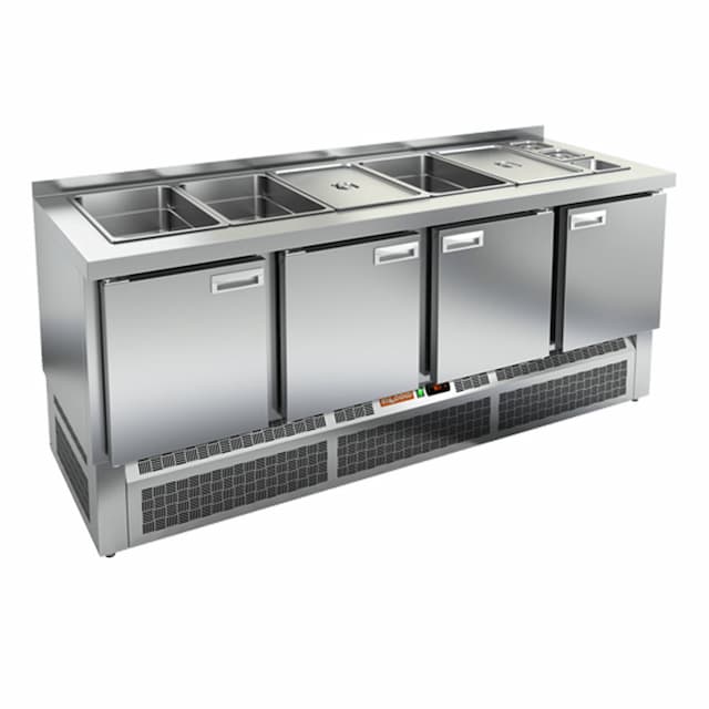 Стол для салатов (саладетта) Hicold SLE3-1111GN без крышки