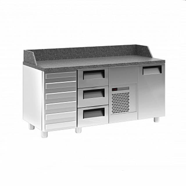 Стол холодильный Полюс 700 PIZZA ONE SIDE T70 M2pizza-1-G X7 0430