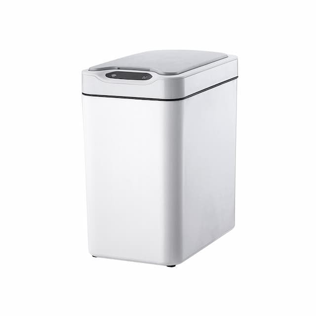 Ведро для мусора сенсорное, прямоугольное, Foodatlas JAH-6611, 12 л (белый)